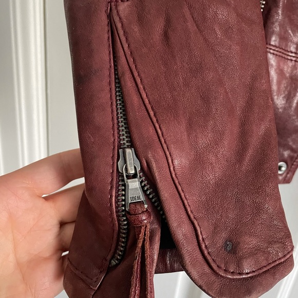 Leather Moto Jacket - Picture 4 of 9